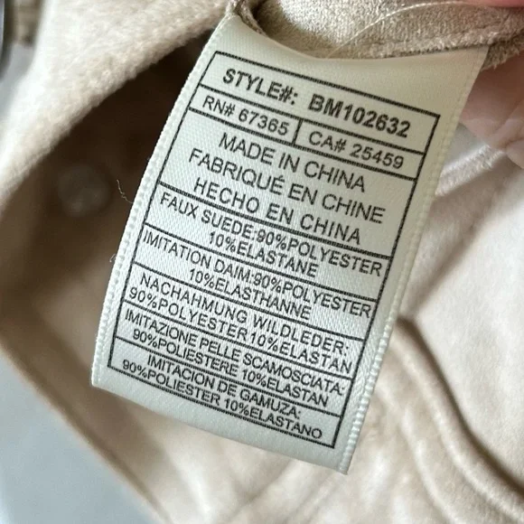 NWT Anthropologie BB Dakota Faux Suede Jacket - Picture 6 of 6